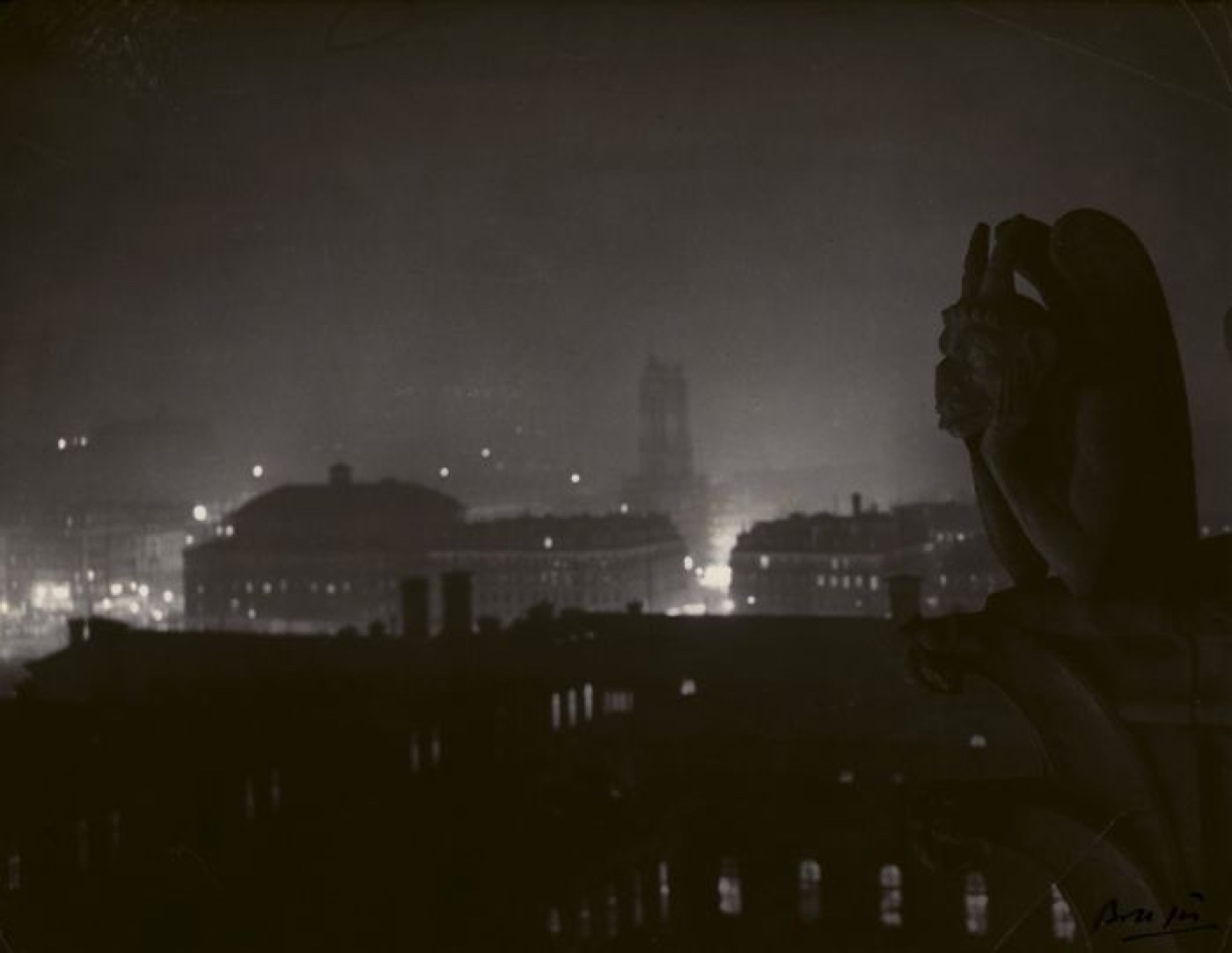 Paris from Notre-Dame at night