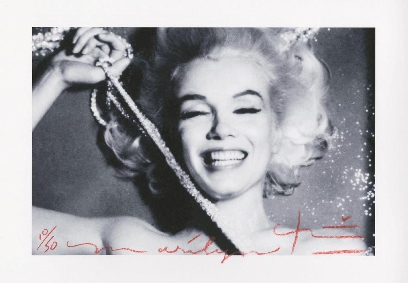Marilyn Last Sitting Pearls