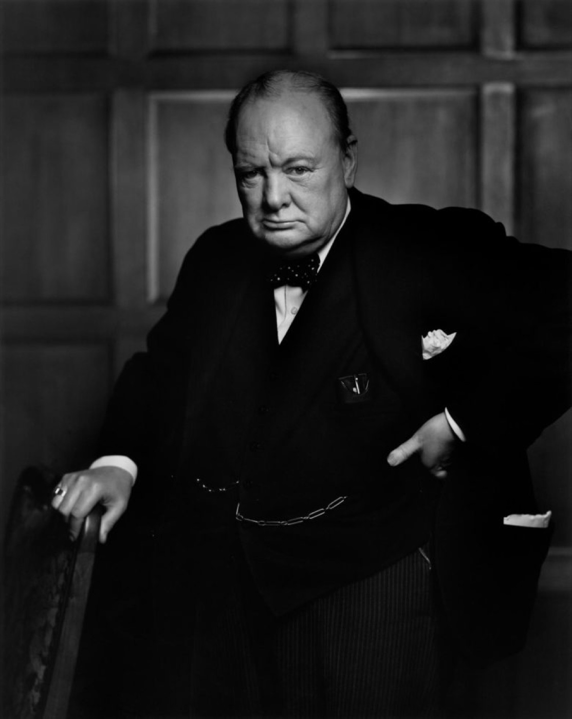 Winston Churchill by Karsh